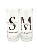 Şeffaf Cam Rakı Bardağı